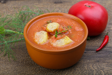 Gazpacho tomato soup