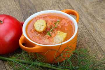 Gazpacho tomato soup