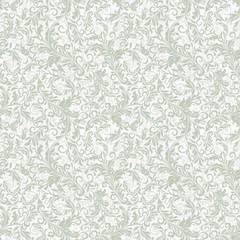 Seamless background of light green color in the style of Damascus 