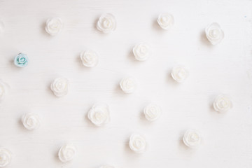 roses heads on a vintage background