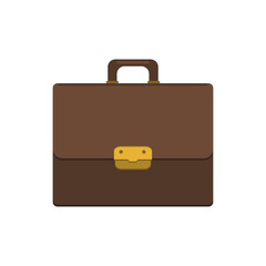 Briefcase icon. Flat style.