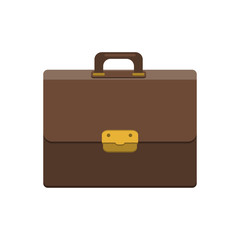 Briefcase icon. Flat style.