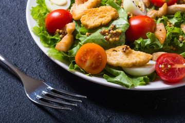 Healthy Chicken Caesar Salad