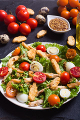 Healthy Chicken Caesar Salad