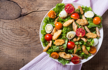 Healthy Chicken Caesar Salad