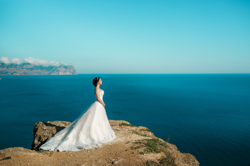 Gorgeous beauty bride wedding day