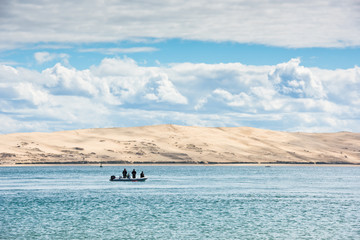 Fototapeta premium View of The Arcachon Bay, Aquitaine, France
