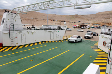 Eine Autof&auml;hre wird beladen