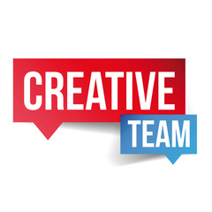 Creative Team lettering speech bubble