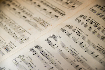 Obraz premium Notenblatt