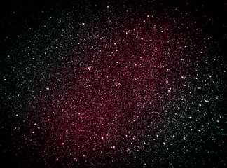 colorful with black tone glitter texture abstract background