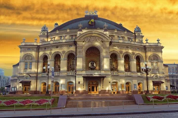 Foto auf Acrylglas Kiew Opern- und Balletttheater