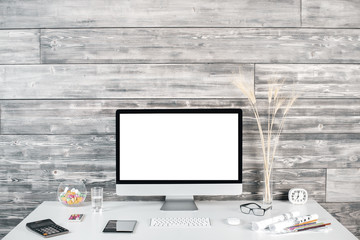 Fototapeta premium Creative hipster table