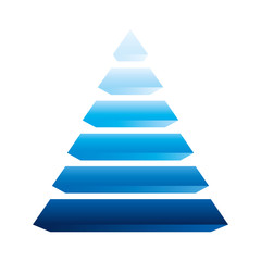 piramid infographic presentation icon