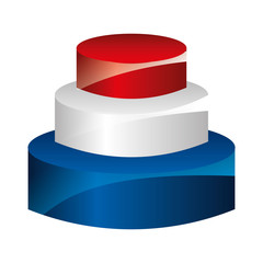 piramid infographic presentation icon