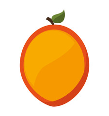 mango fresh fruit icon