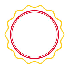 circle seal frame icon