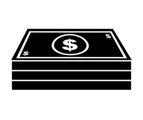 money cash bills dollars icon