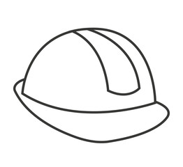 helmet builder silhouette icon