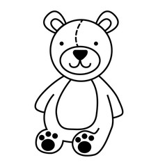 bear teddy cute icon