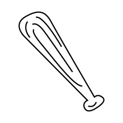 baseball bat isolated icon