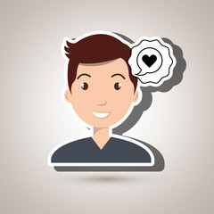 man adul young heart