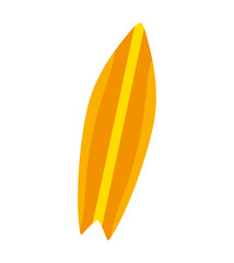 surfboard isolated on white