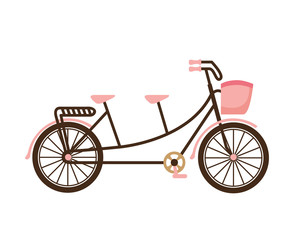 Fototapeta na wymiar old bicycle retro icon