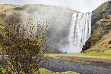 Skógafoss waterfall, Iceland.