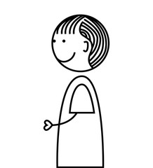 little boy smile icon