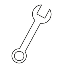wrench tool construction icon