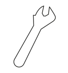 wrench tool construction icon