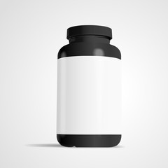 blank medicine bottle