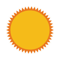 sun sunny star isolated icon