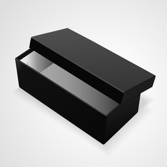 blank shoes box