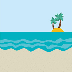Fototapeta na wymiar tree palm silhouette icon