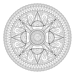 mandala oriental motifs