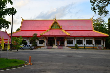 Wat Thepwararam Temple  in Phuket Thailand