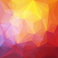 Abstract colorful geometrical background, Polygon style - Vector