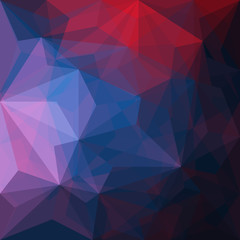 Abstract colorful geometrical background, Polygon style - Vector