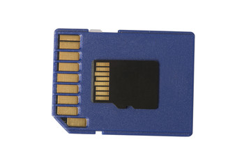 Micro SD Card on Regular Size SD Card