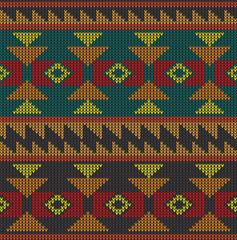 Knitted Pattern Texture design. Abstract Background.