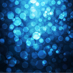 Lights on blue background - Vector