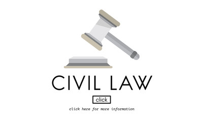 Civil Law Common Justice Legal Regulation Rights Concept