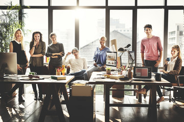 Worker Team  Business Corporate Coworkers Concept