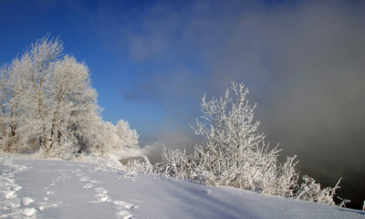 winter morning on the river