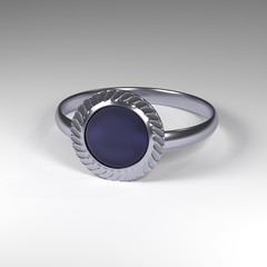 Серебряное кольцо