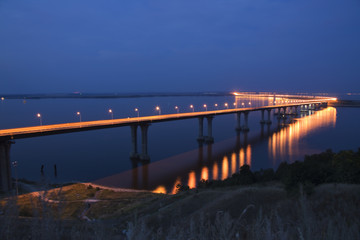 The bridge over the river