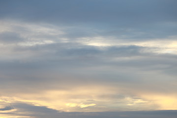 Cloudscape with Sky and Clouds Background