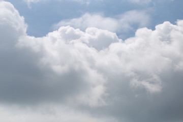 Cloudscape with Sky and Clouds Background